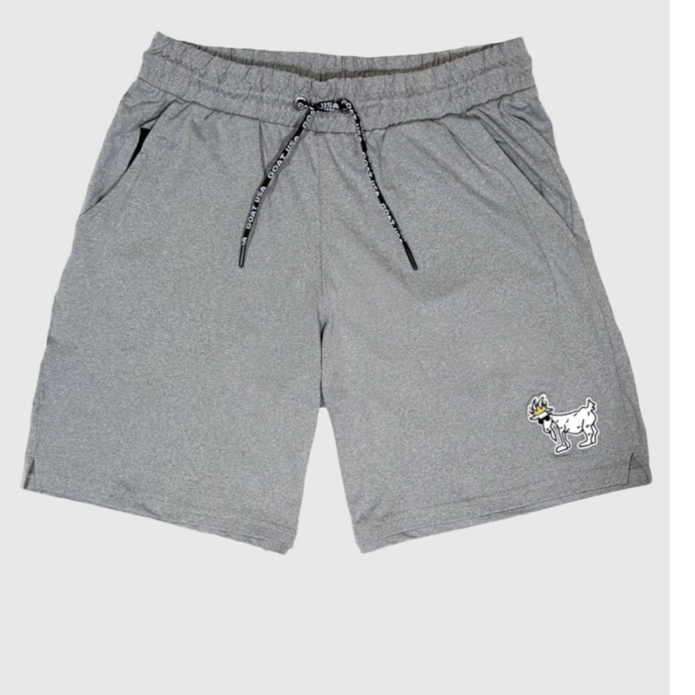 GOAT USA Men's size small Light Gray Athletic Drawstring Shorts